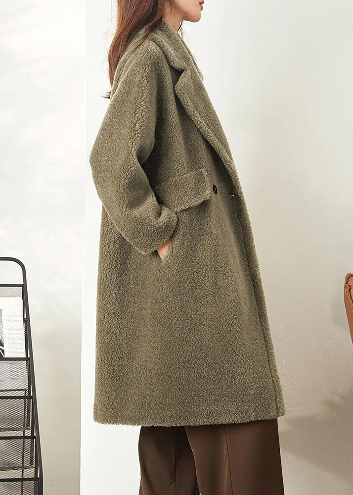 100% Shearling Fleece Coat