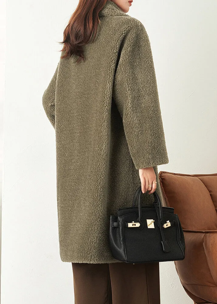 100% Shearling Fleece Coat