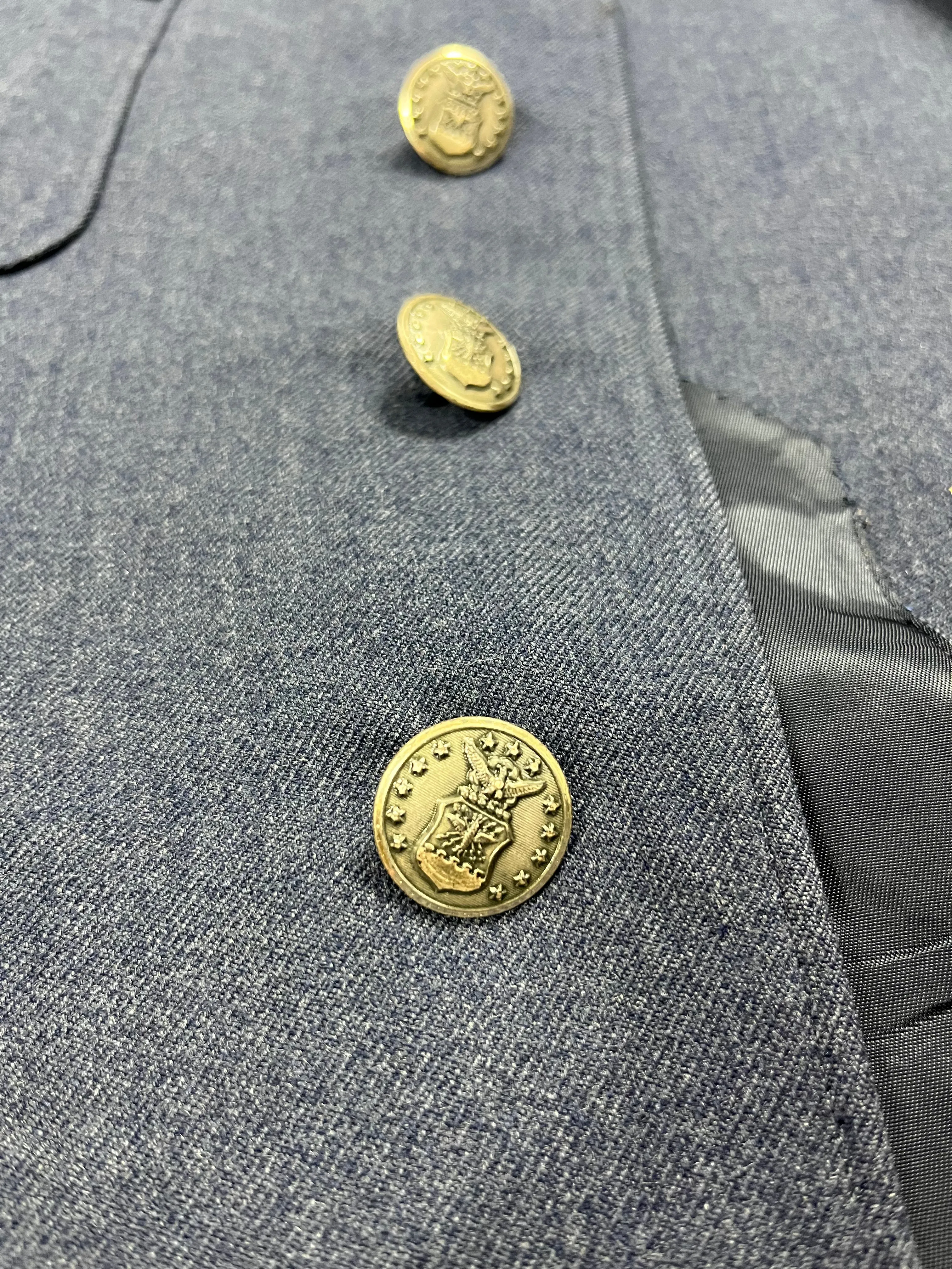 1950s-1960s U.S. Air Force Wool Military Jacket