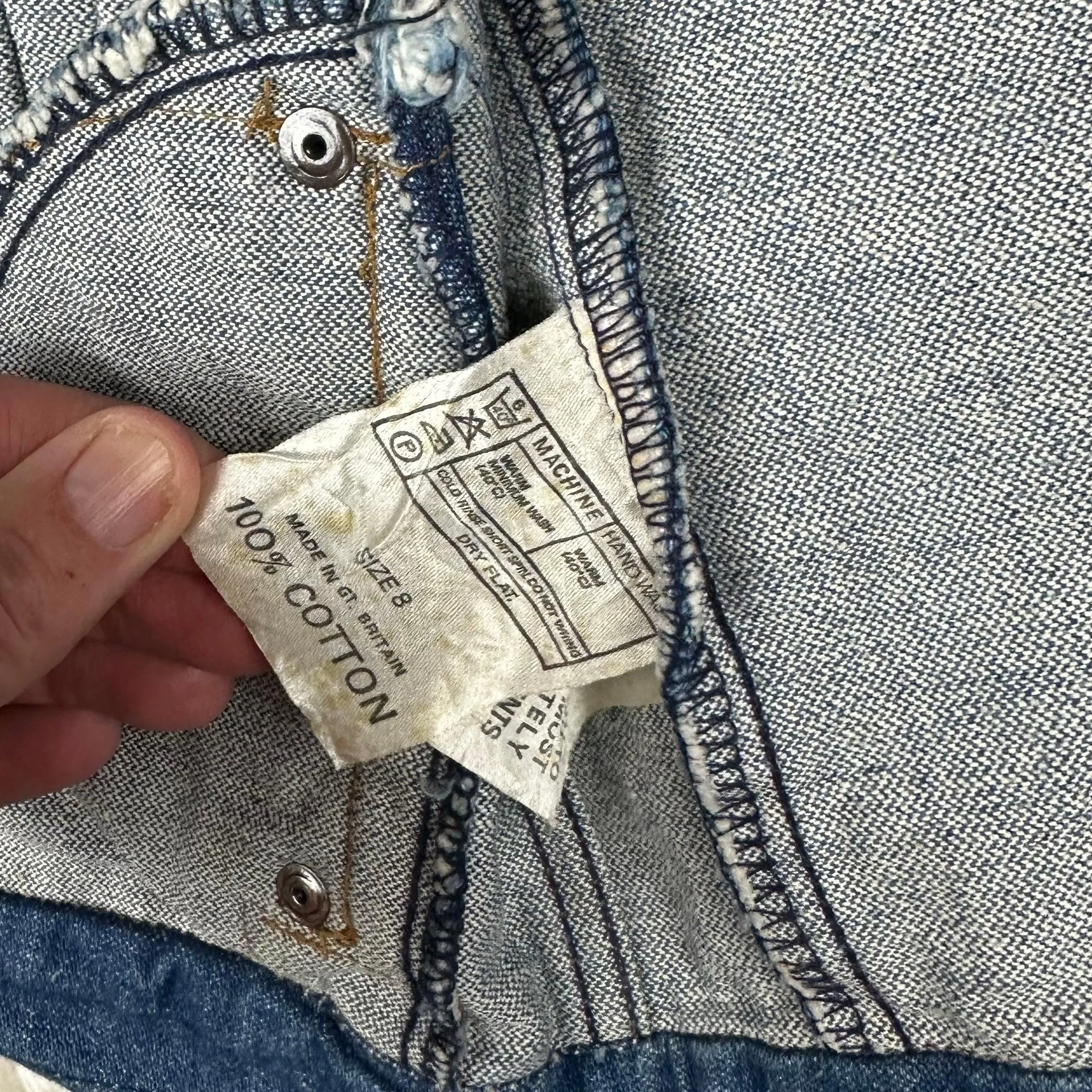 1970's Falmers U.K Vintage Classic Denim Jacket - Suit Size 6/8