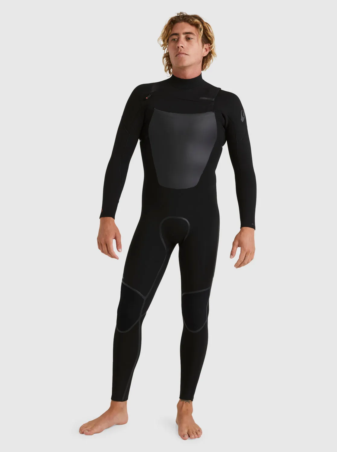 4/3 Marathon Sessions Chest-Zip Wetsuit - Black