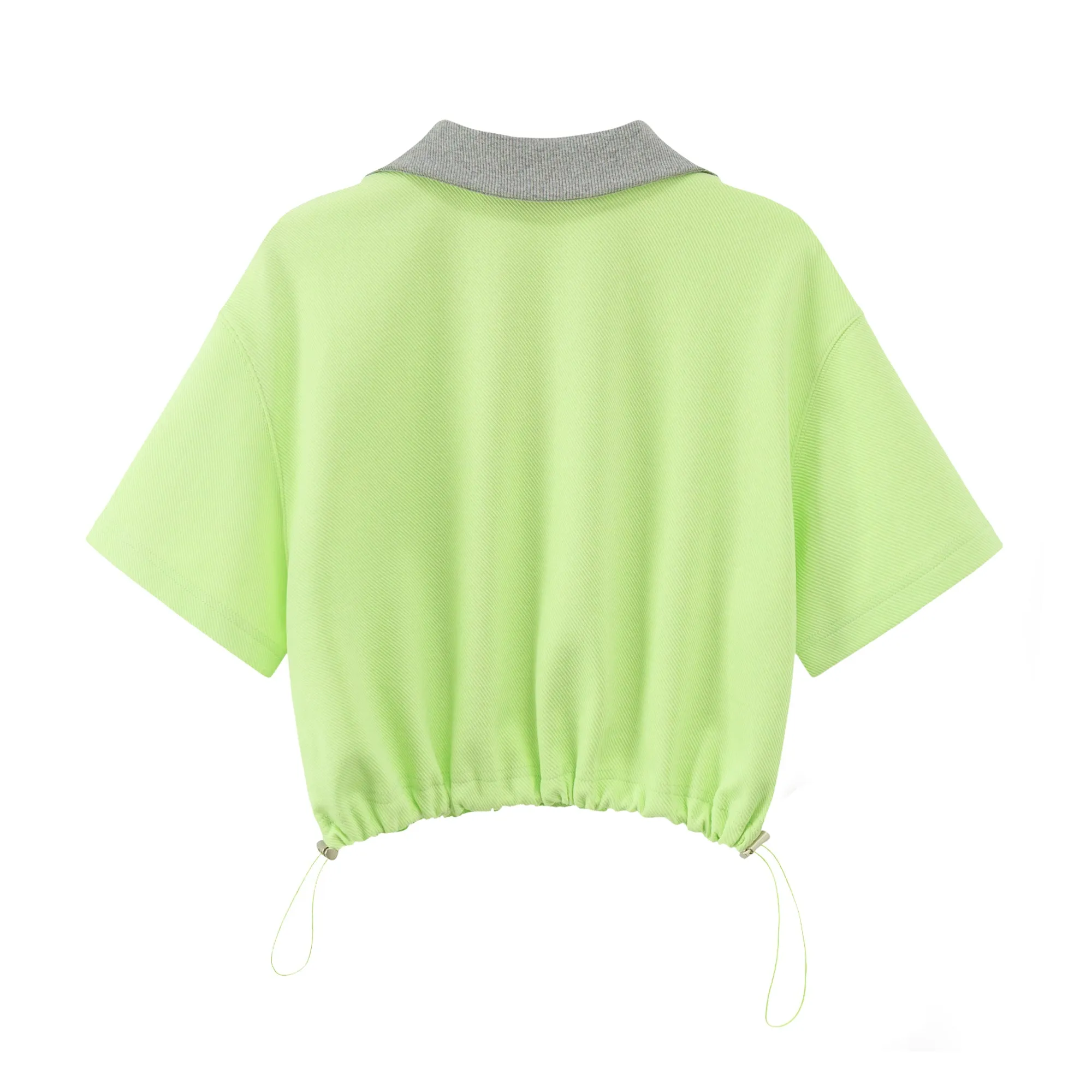 Actually I Can Polo Crop Top