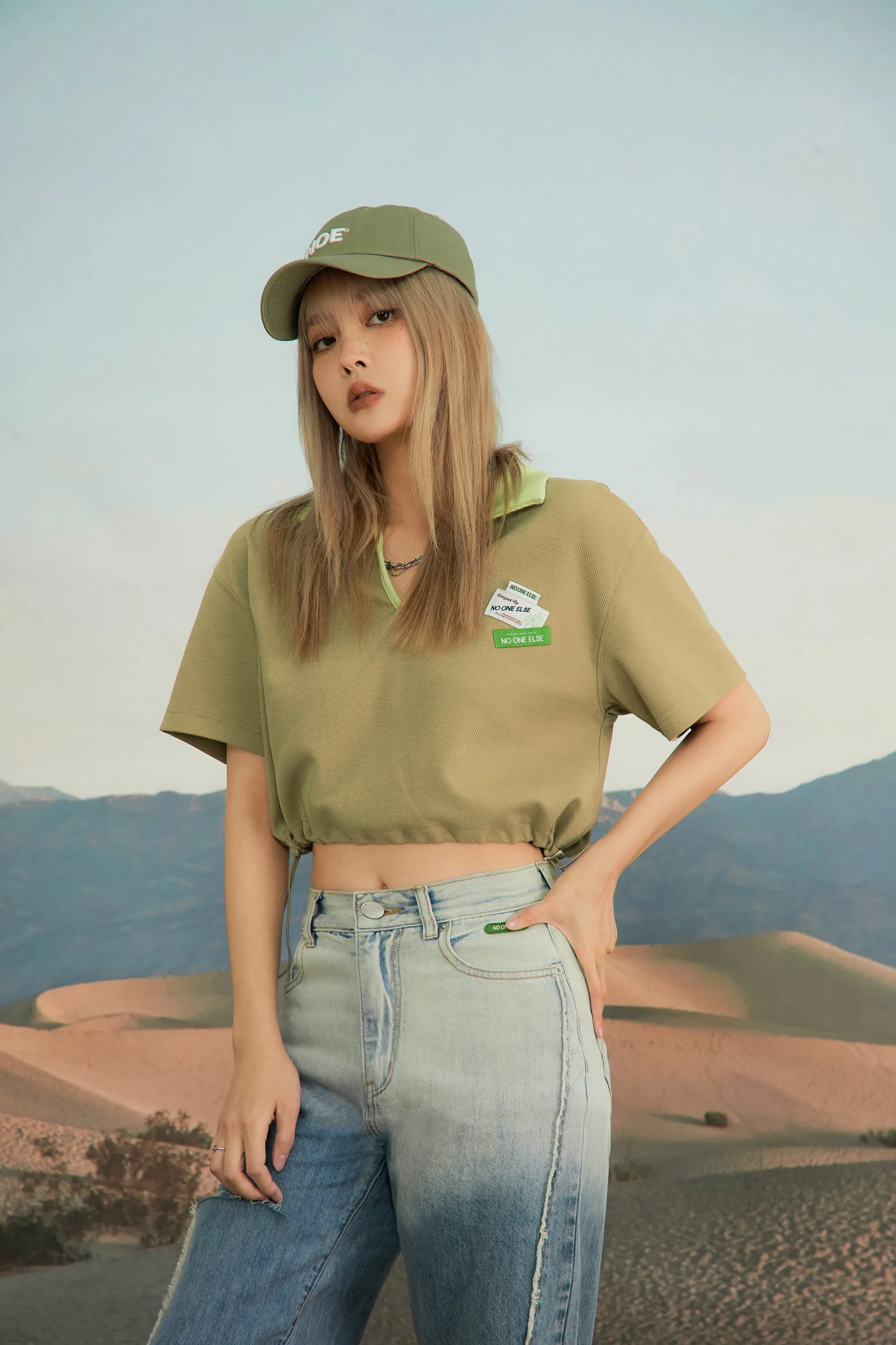 Actually I Can Polo Crop Top