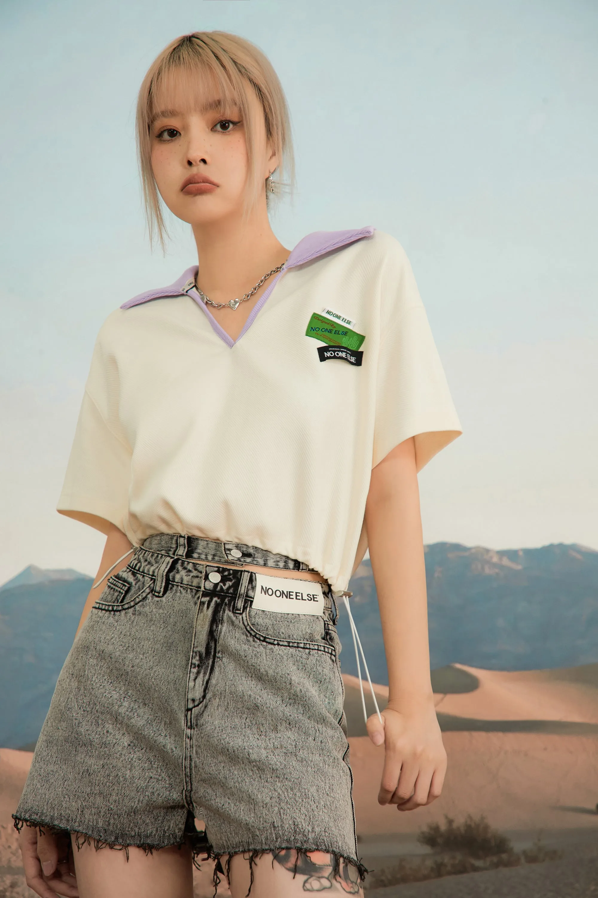 Actually I Can Polo Crop Top