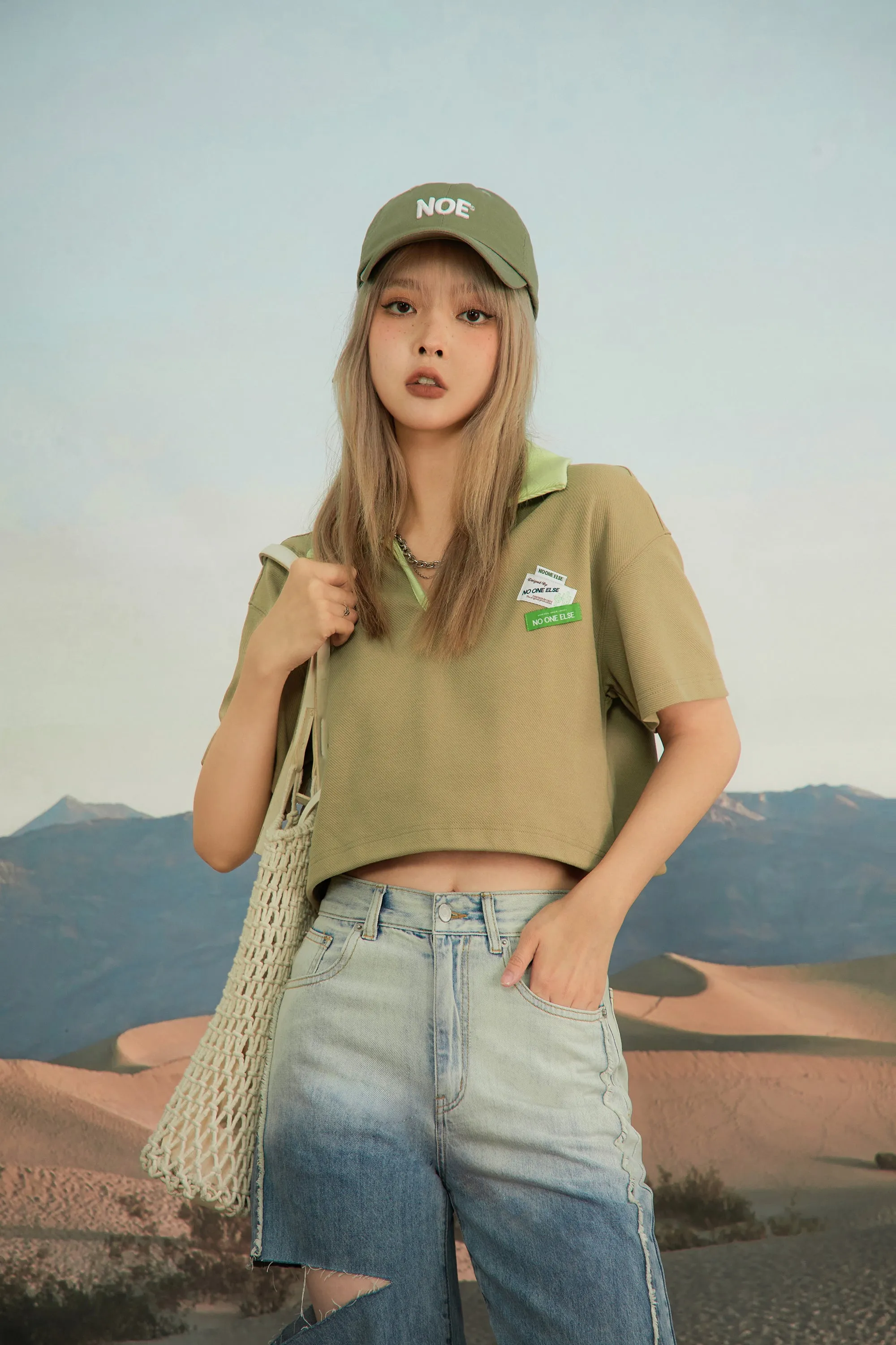 Actually I Can Polo Crop Top
