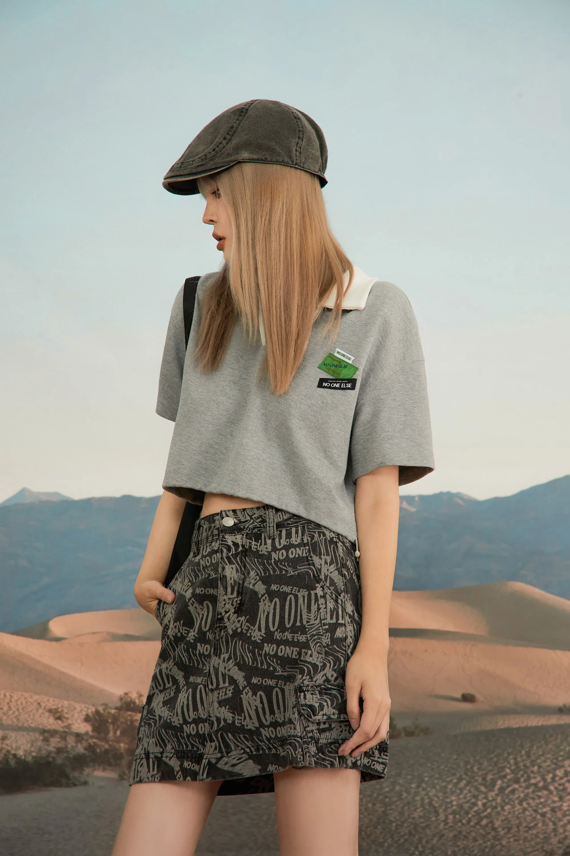 Actually I Can Polo Crop Top