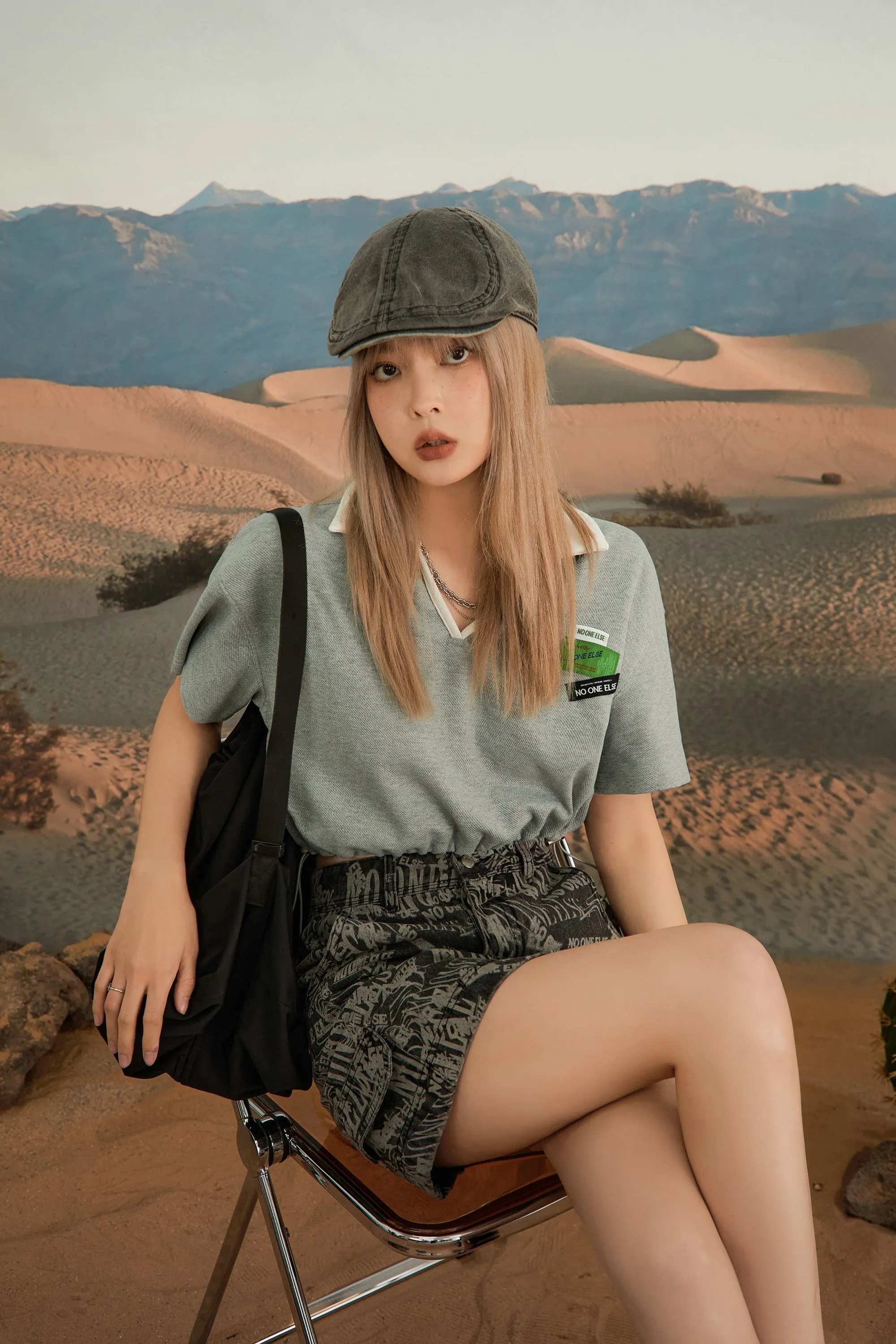 Actually I Can Polo Crop Top