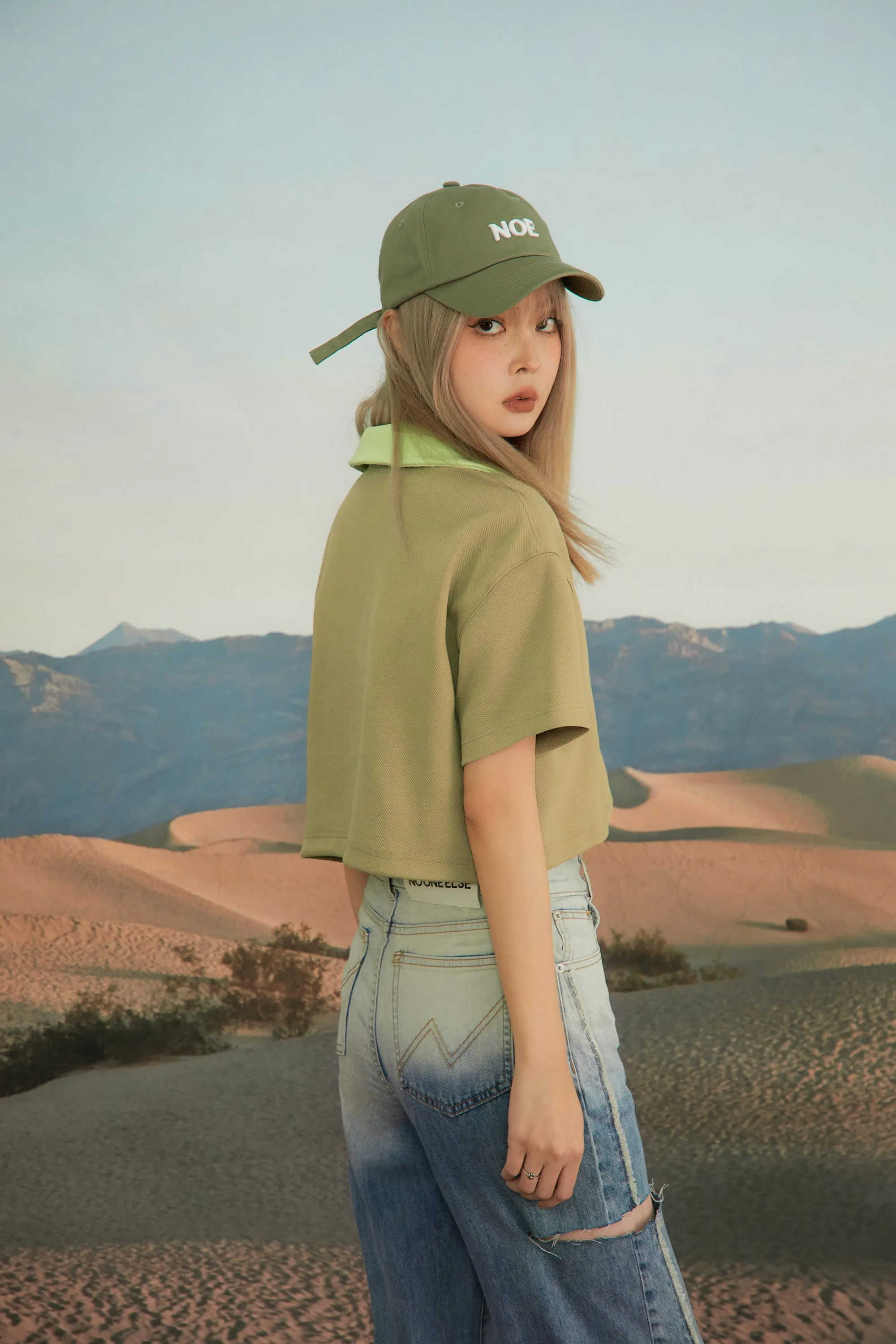 Actually I Can Polo Crop Top