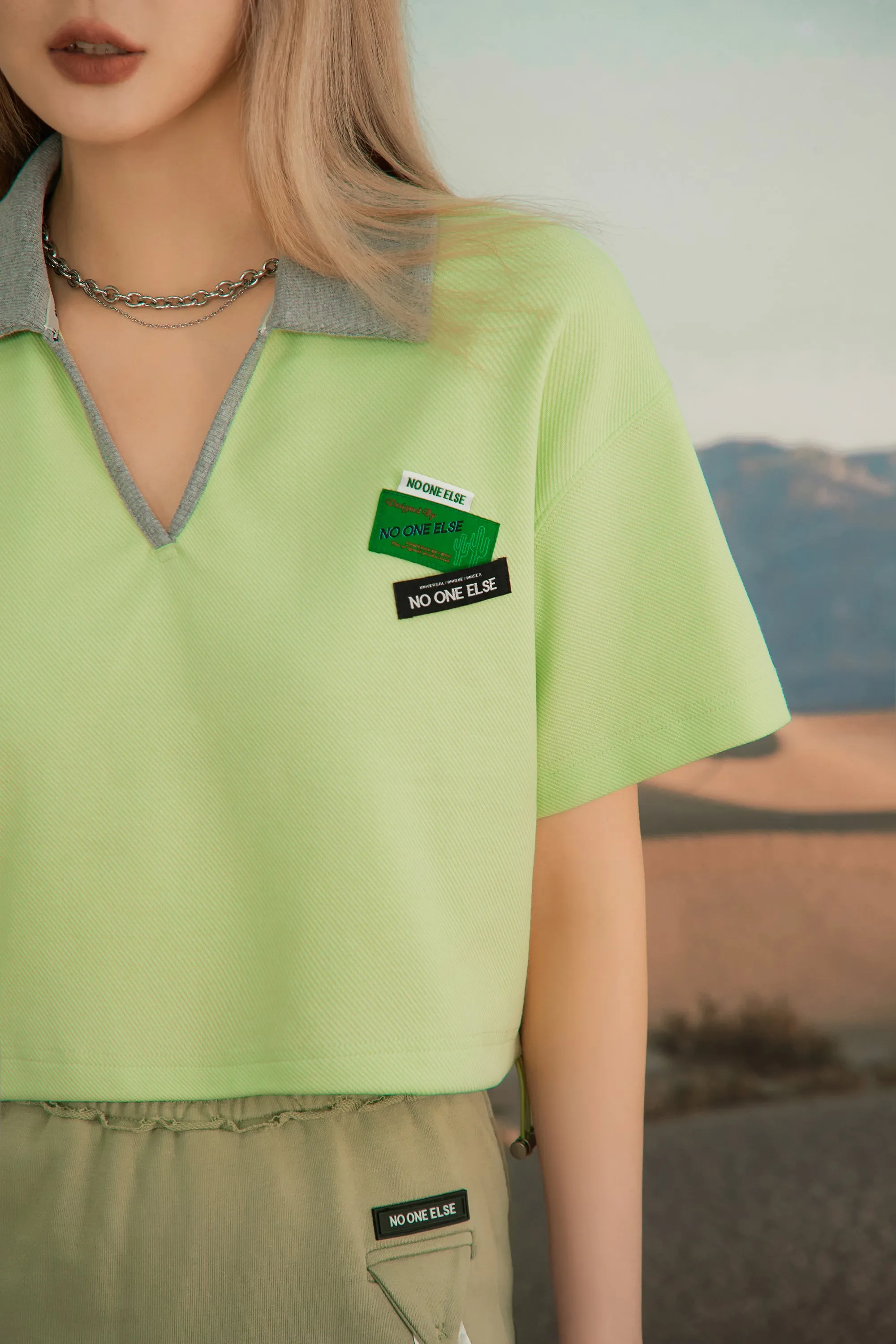 Actually I Can Polo Crop Top