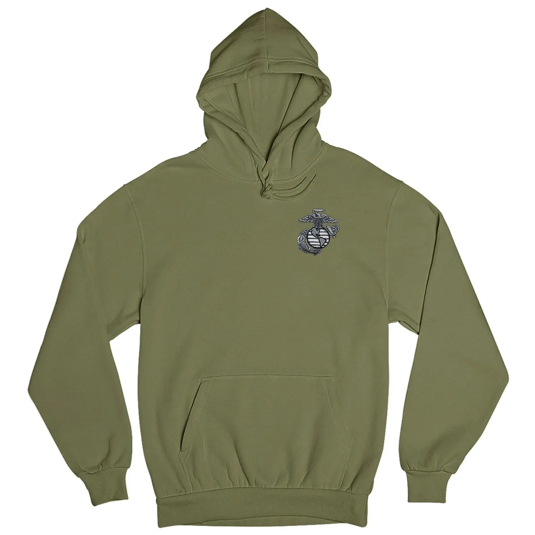 Aluminum EGA Embroidered Hoodie