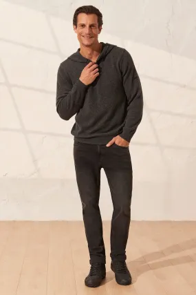 Anthracite Pure Cashmere Oliver Men's Sweater