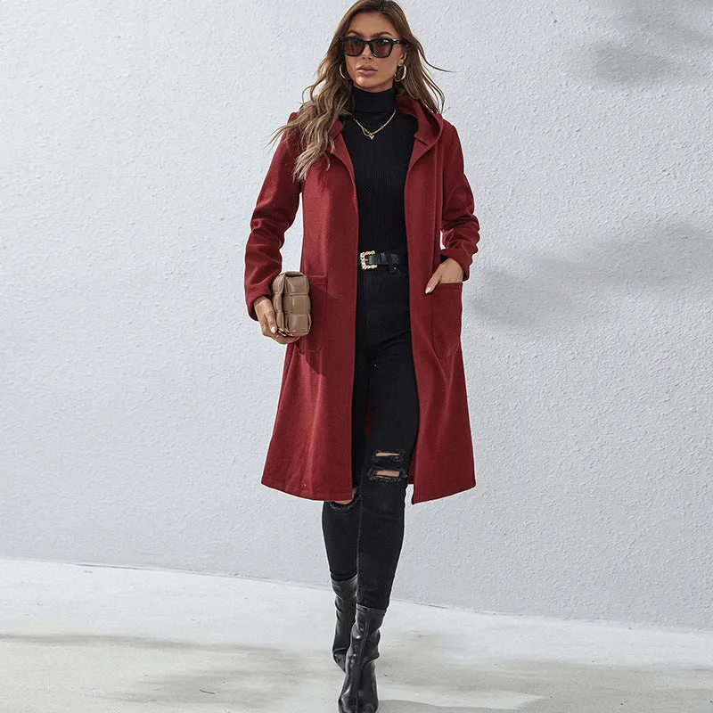 Autumn And Winter New Loose And Long All-match Bottoming Sweater Coat