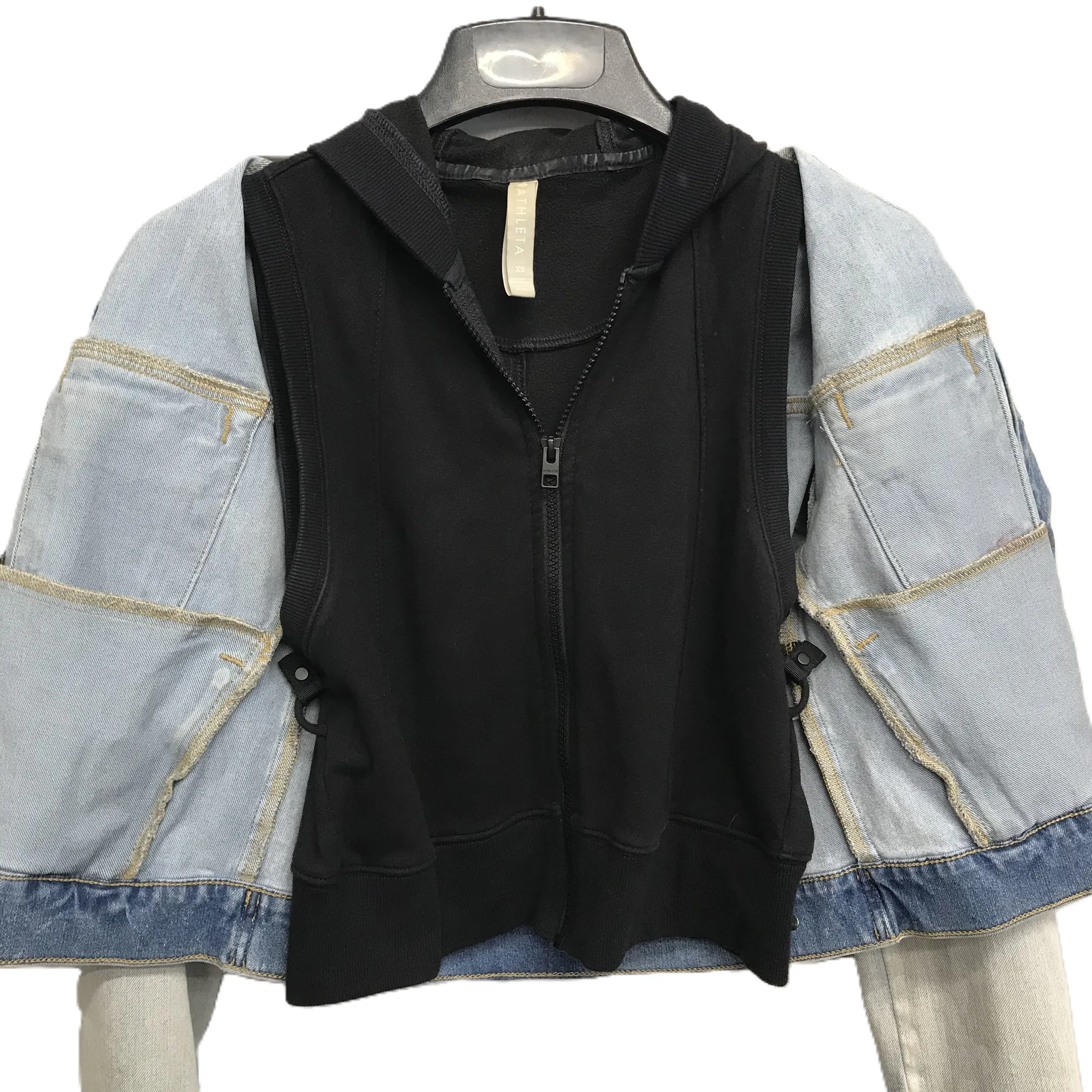 Blue Denim Jacket Denim By Athleta, Size: Xs