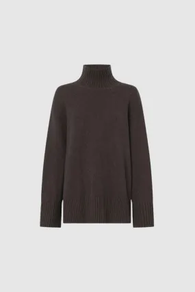 Camilla and Marc Romeo 2.0 Funnel Neck in Choc Melange