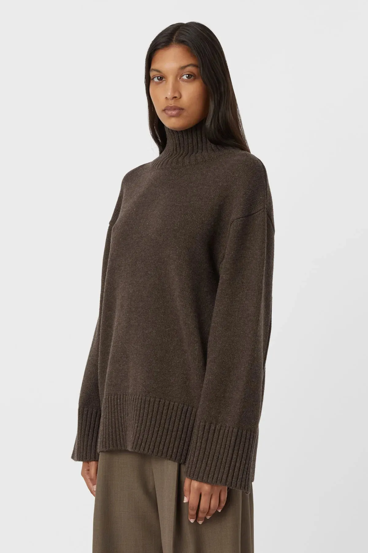Camilla and Marc Romeo 2.0 Funnel Neck in Choc Melange
