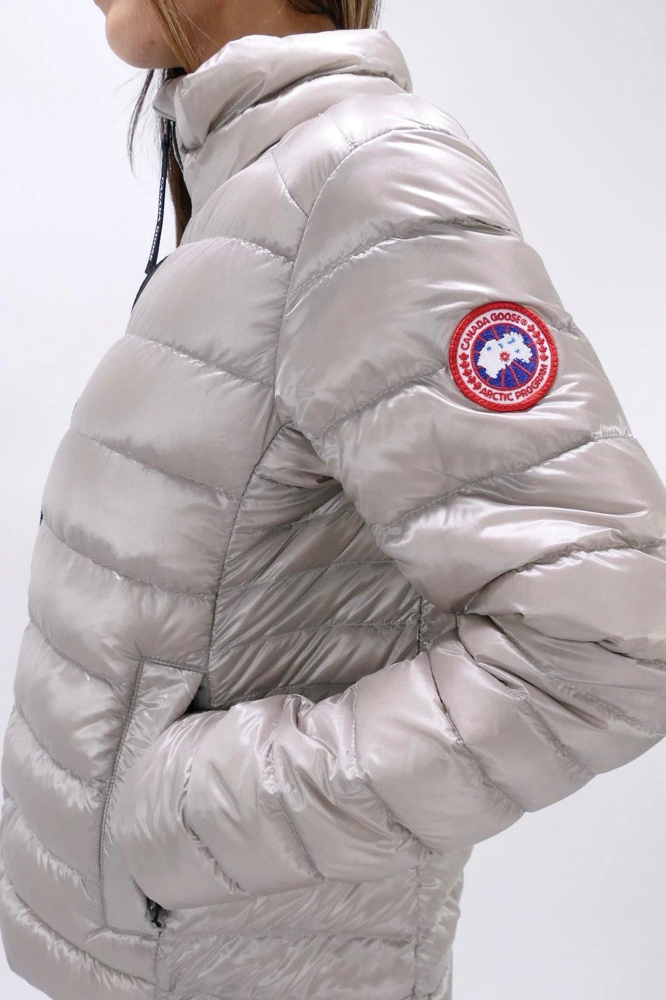 Canada Goose Womens Lite Jacket Cypress - Limestone