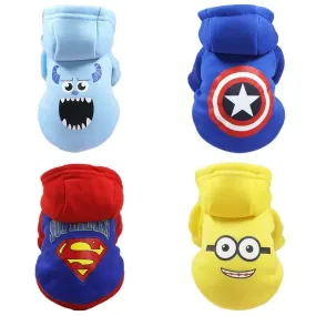 Cartoon French Bulldog Small Dog Clothes Winter Chihuahua Coat Pug Puppy Dog Hoodies Pet Clothes Ropa Perro Dogs Pets Clothing