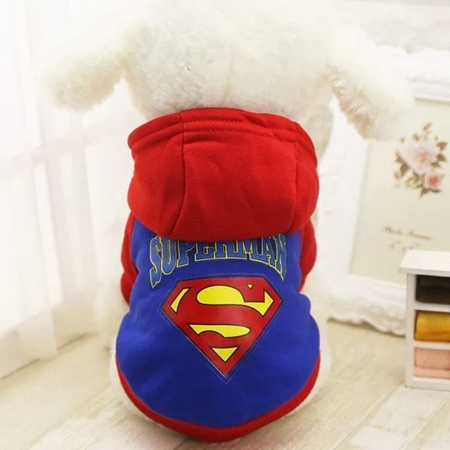 Cartoon French Bulldog Small Dog Clothes Winter Chihuahua Coat Pug Puppy Dog Hoodies Pet Clothes Ropa Perro Dogs Pets Clothing