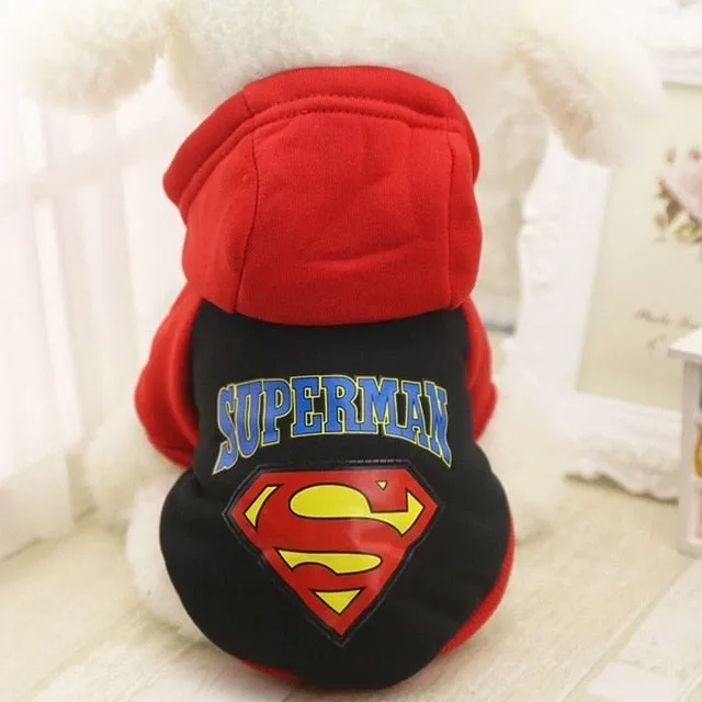 Cartoon French Bulldog Small Dog Clothes Winter Chihuahua Coat Pug Puppy Dog Hoodies Pet Clothes Ropa Perro Dogs Pets Clothing
