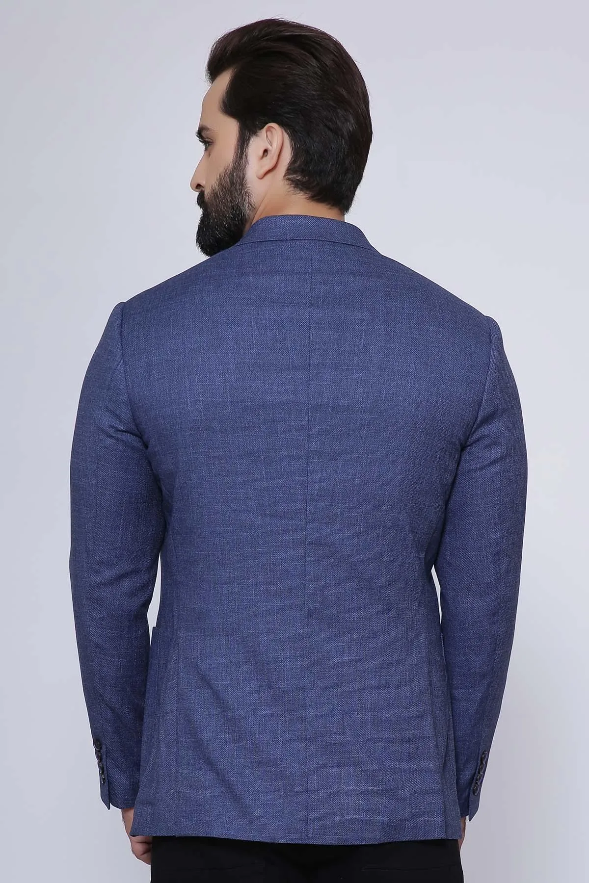 CASUAL COAT 2 BUTTON SLIM FIT BLUE