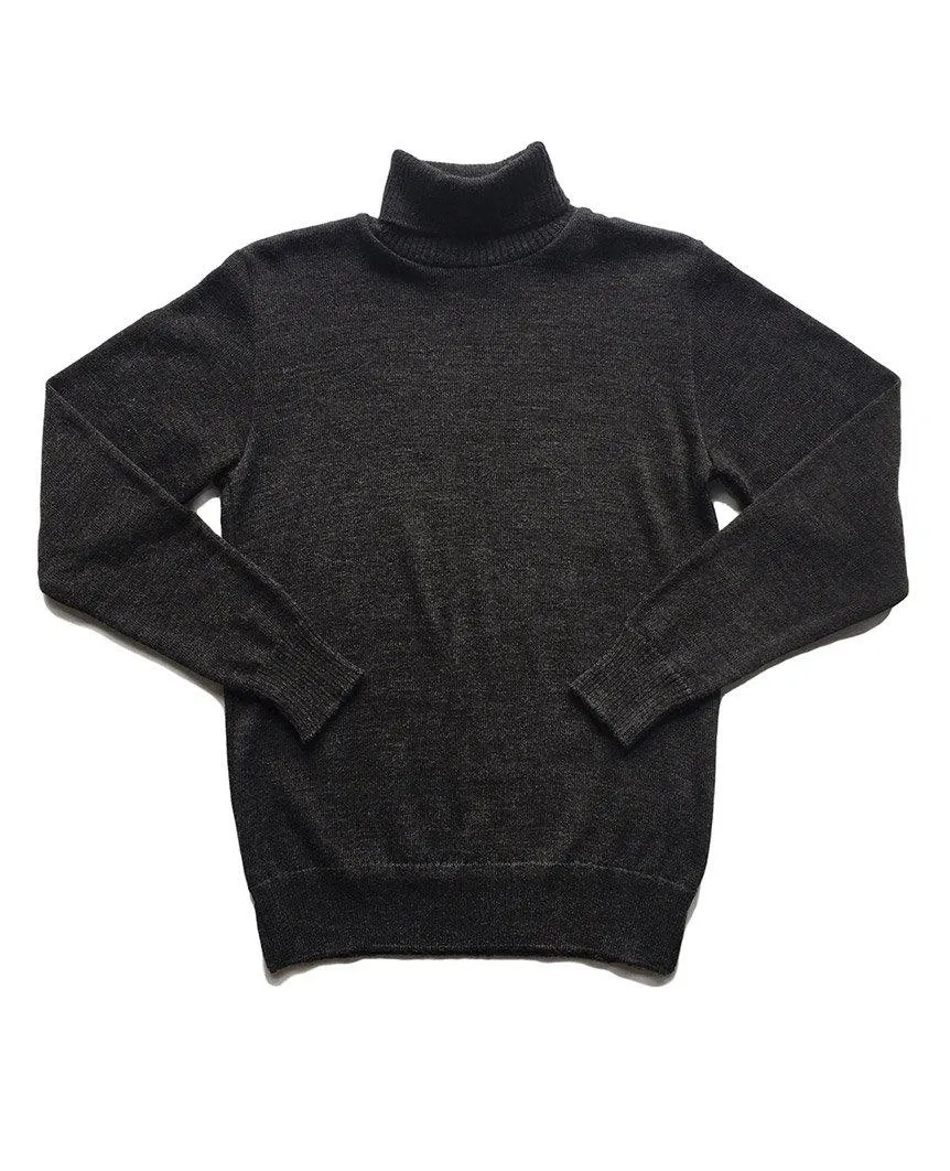 Charcoal Grey Turtleneck Shirt