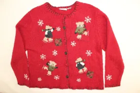 Come Skate With Us- Medium Christmas Sweater