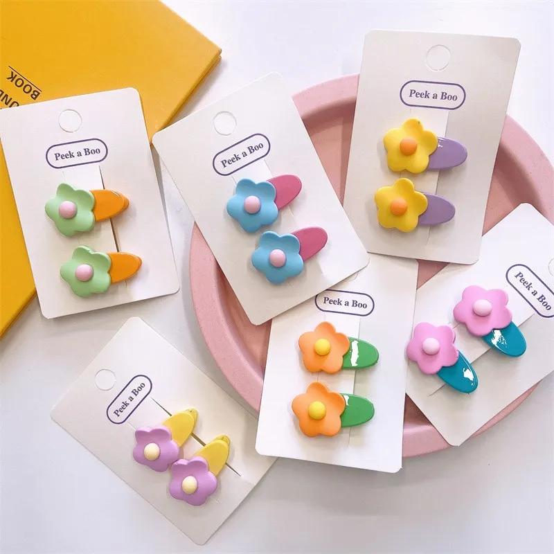 Cute Flower Hair Clips