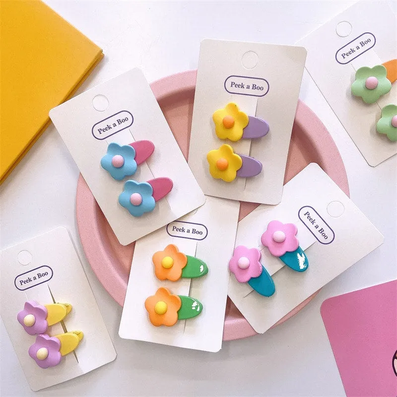 Cute Flower Hair Clips