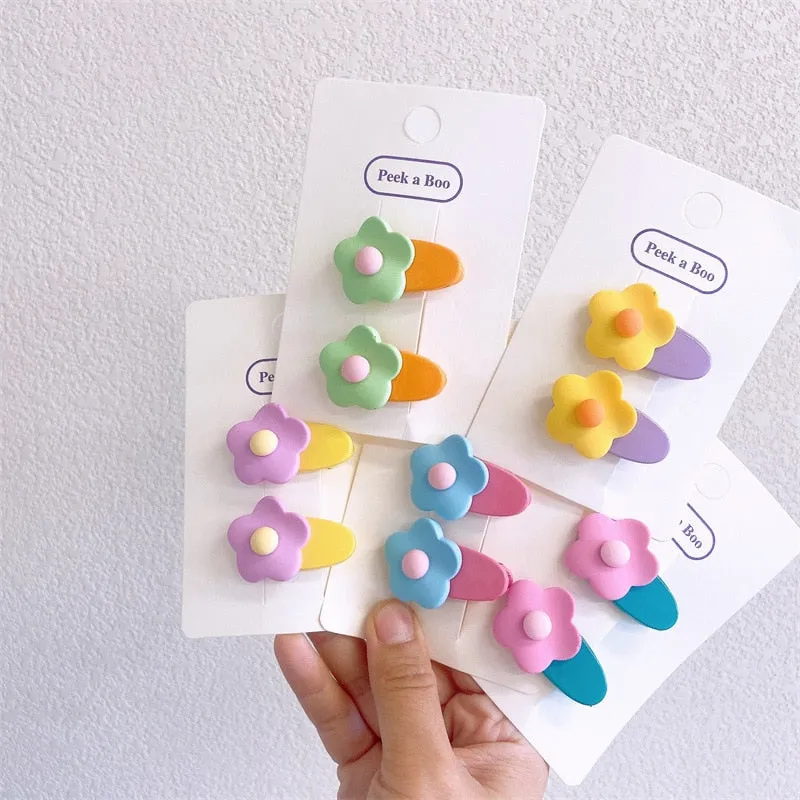 Cute Flower Hair Clips
