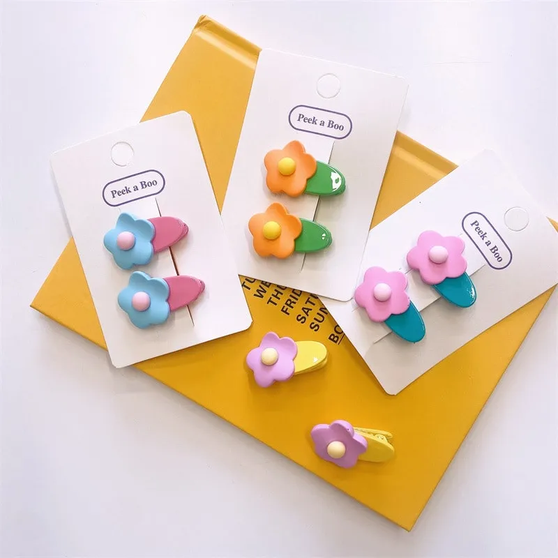 Cute Flower Hair Clips