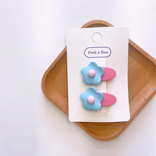 Cute Flower Hair Clips