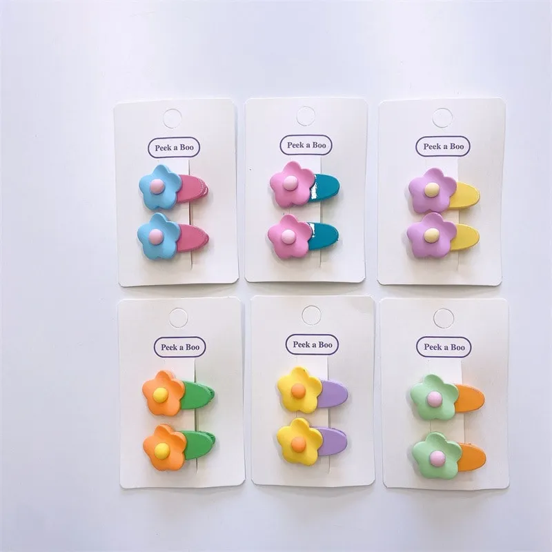 Cute Flower Hair Clips