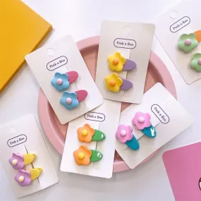 Cute Flower Hair Clips