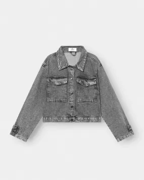Denim Jacket washed Grey