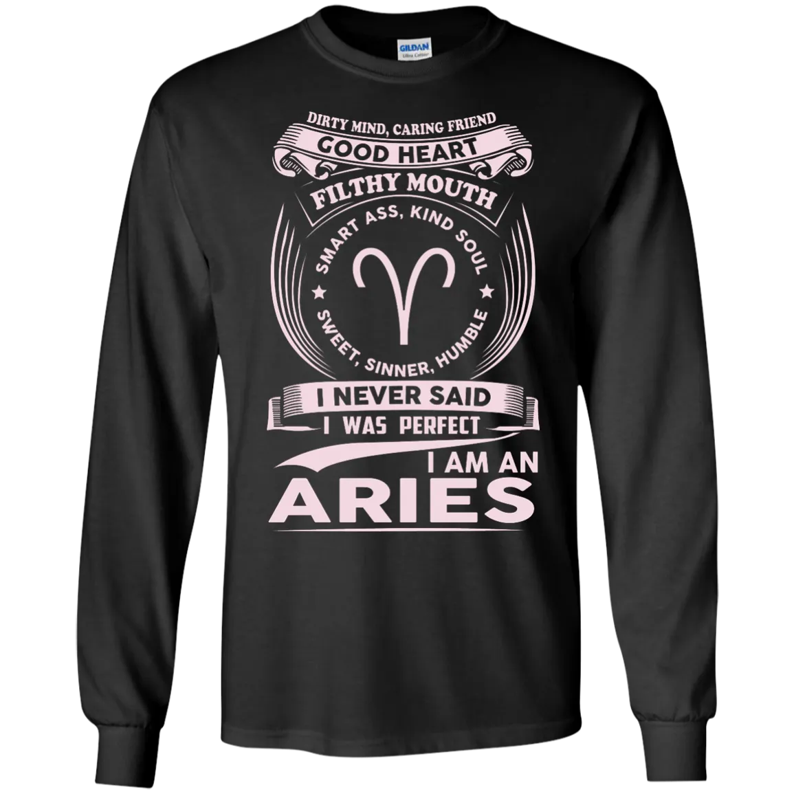 Dirty Mind Caring Friend I Am an Aries T-shirts - Zodiac Aries