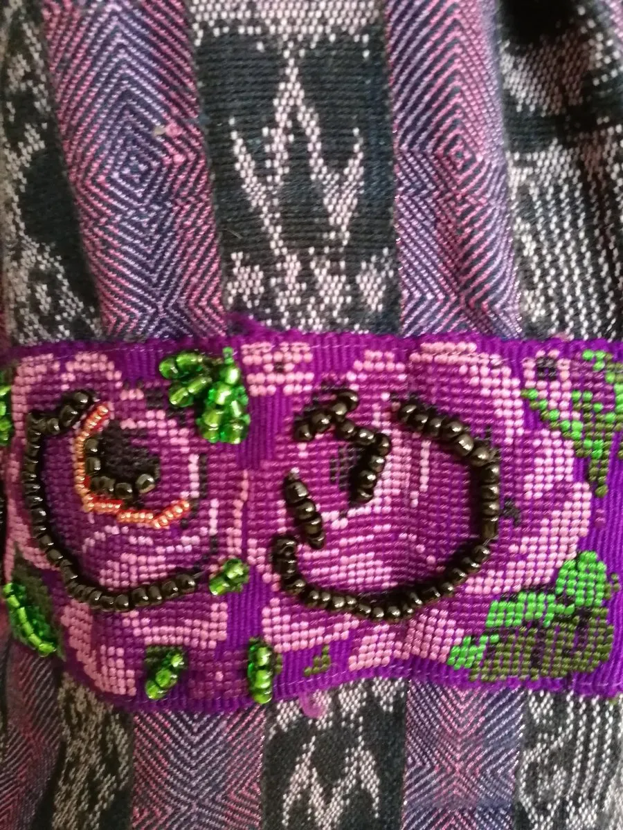 Down to Xjabelle - Purple Jacket with Embroidered Belt (pre-loved)