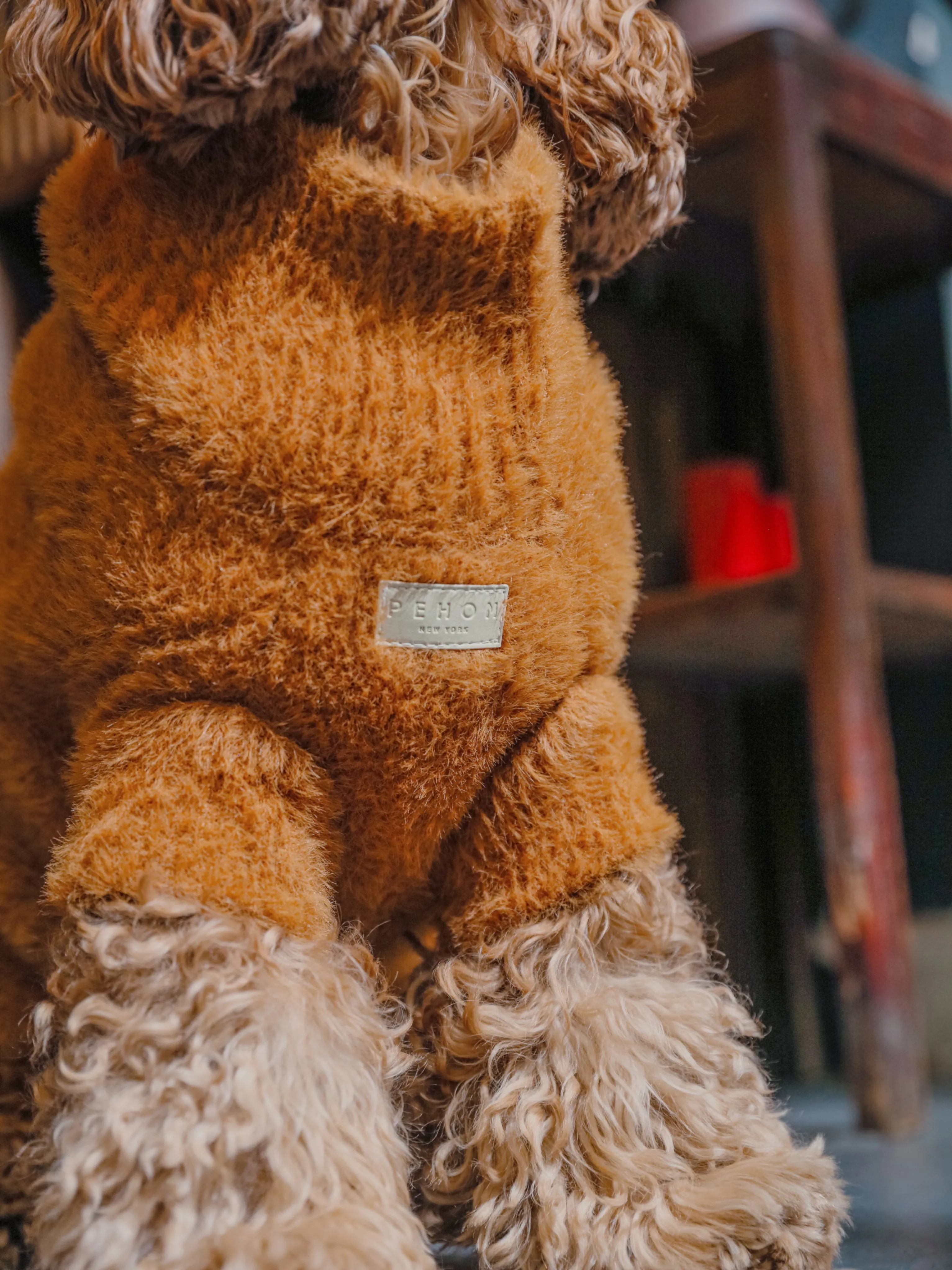 Eskimo Fuzzy Sweater - Orange