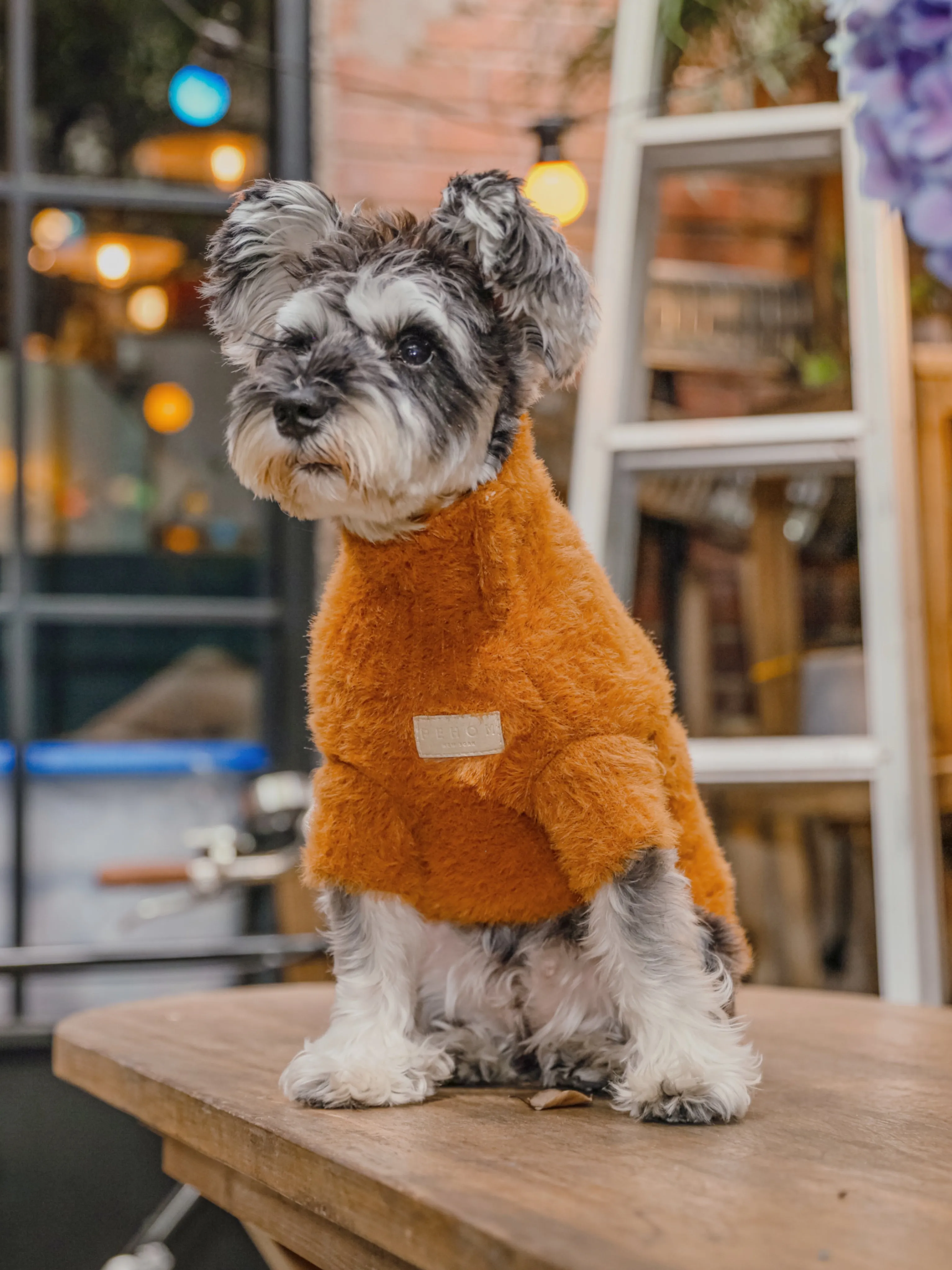 Eskimo Fuzzy Sweater - Orange