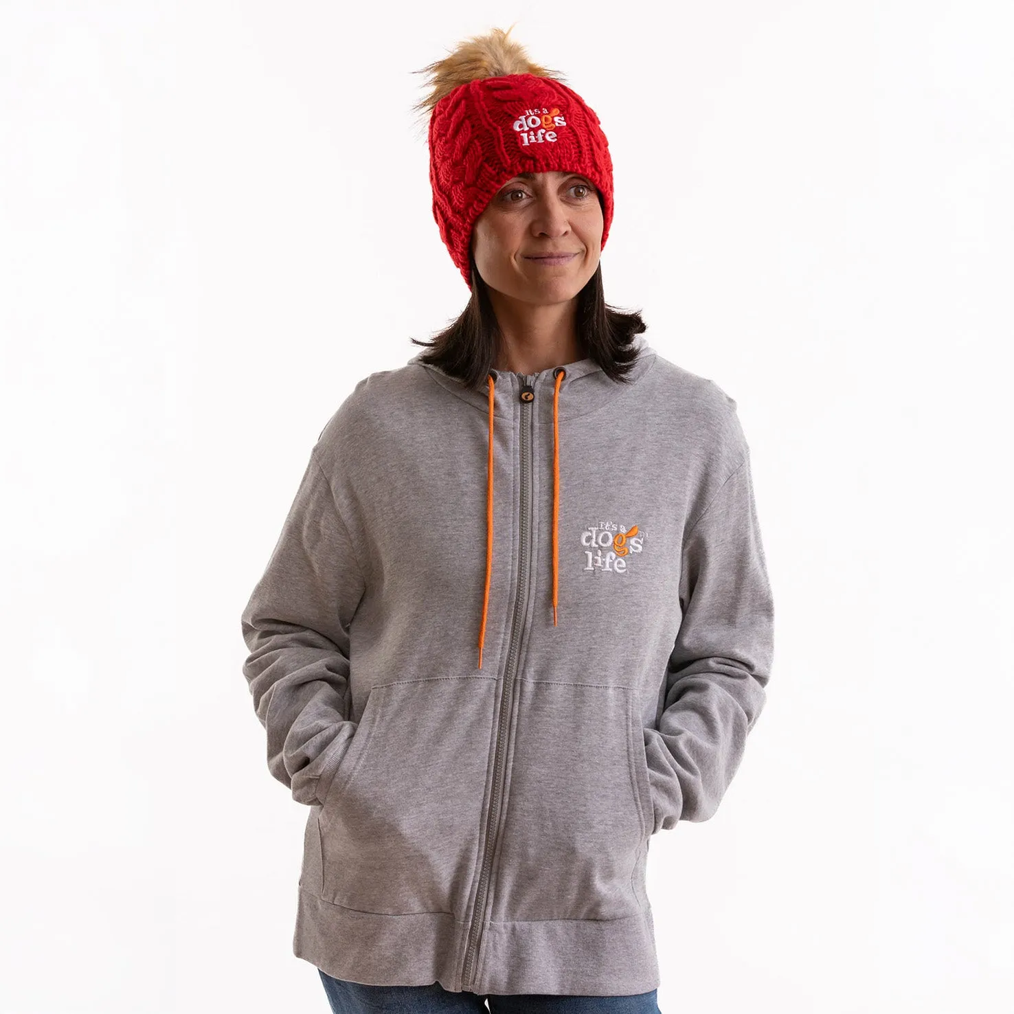 Full Zip Hoodie - Sports Grey