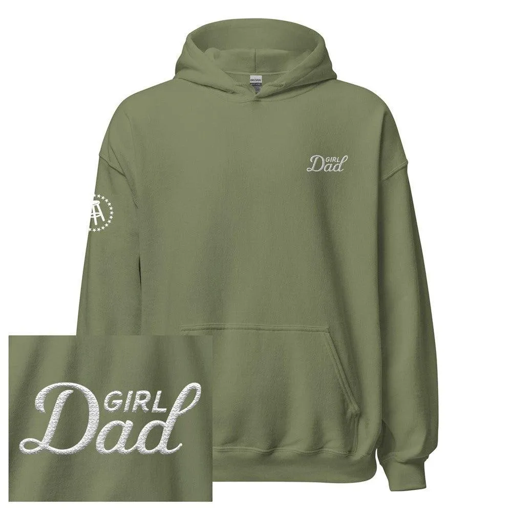 Girl Dad Embroidered Hoodie