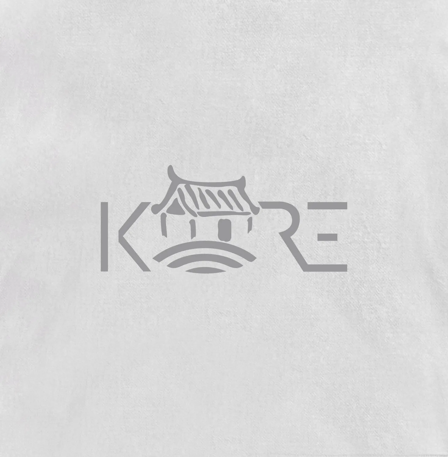 HANOK VILLAGE TEE (WASHED GREY)