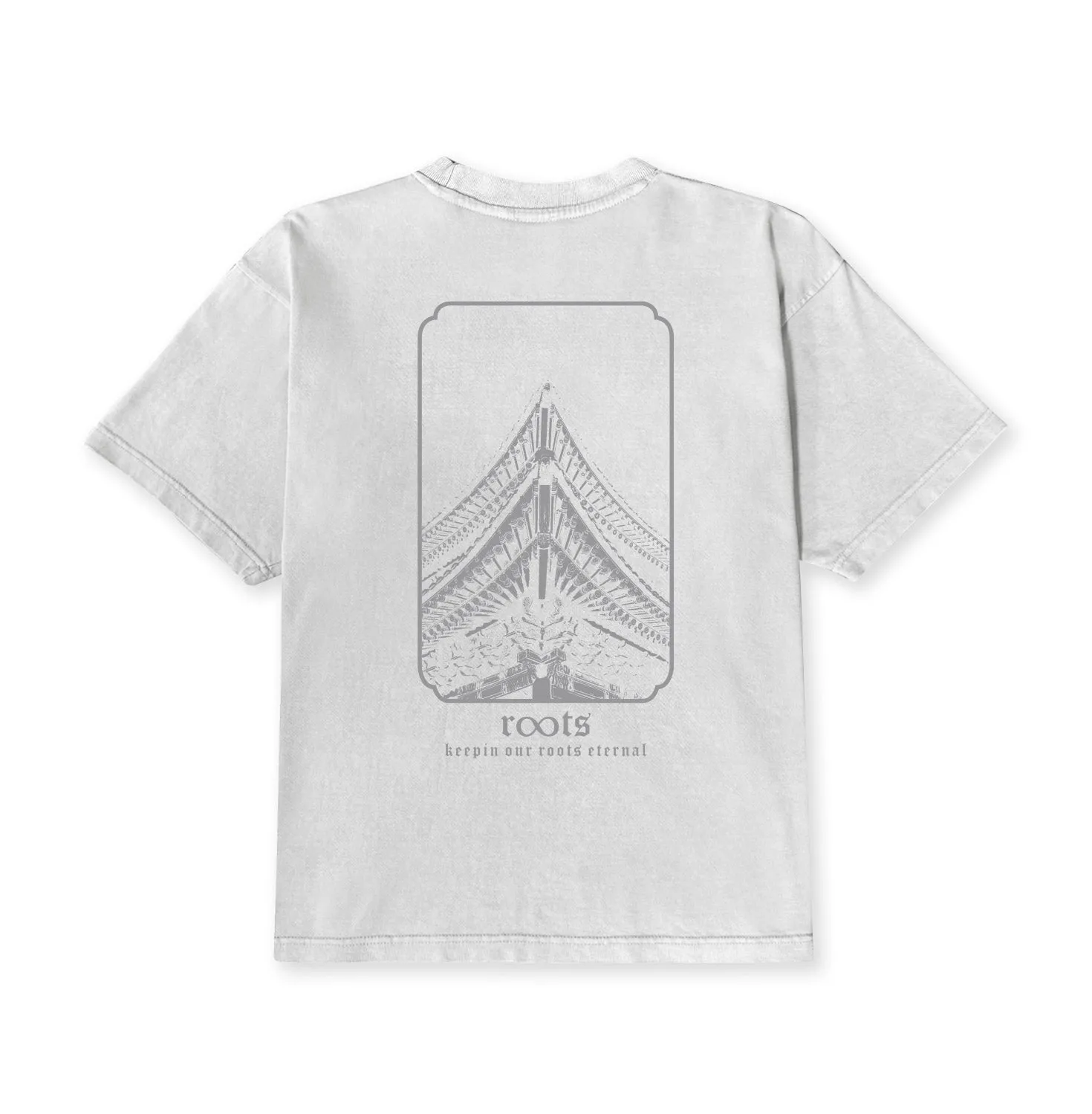 HANOK VILLAGE TEE (WASHED GREY)