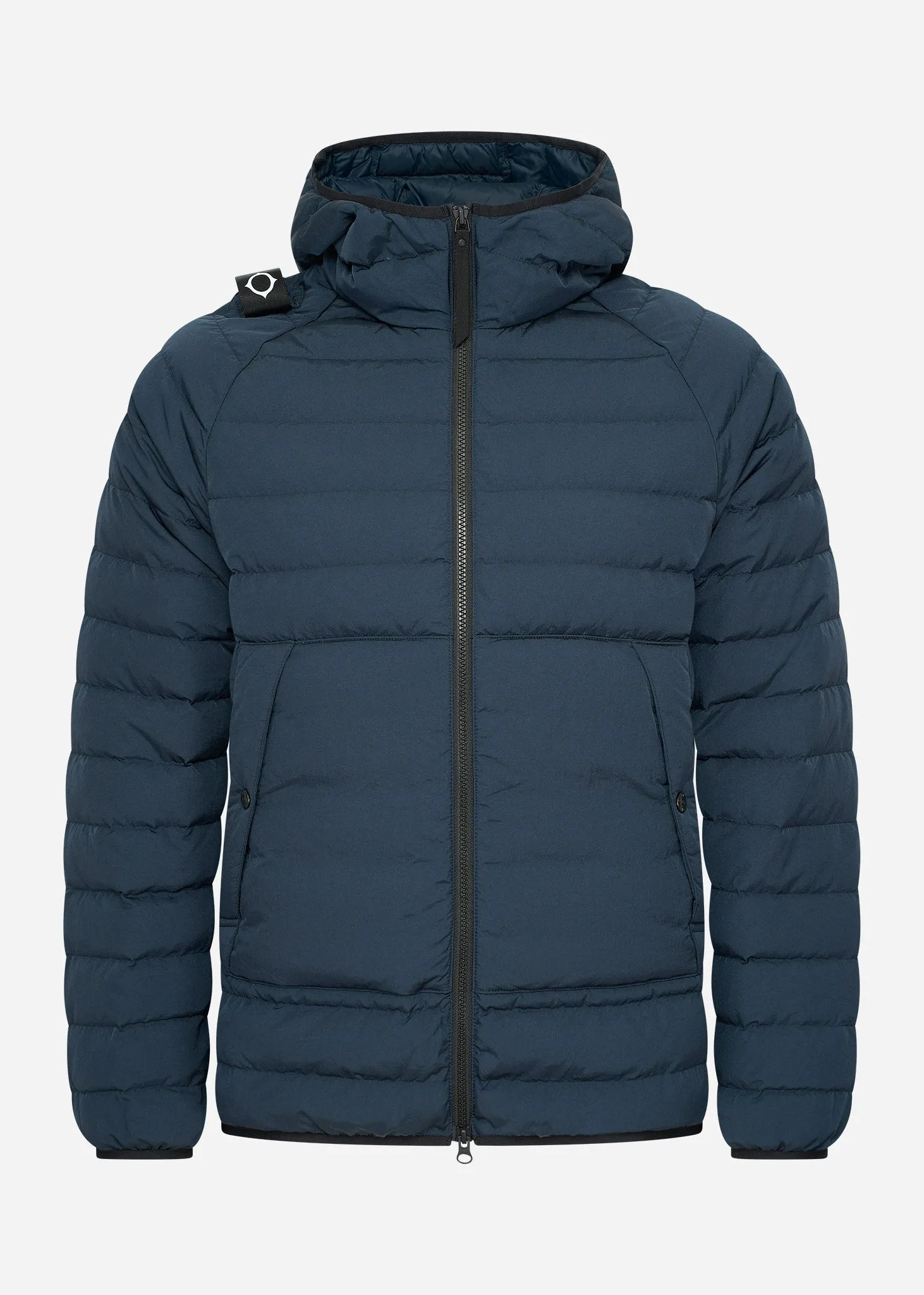 Hooded down jacket - ink navy