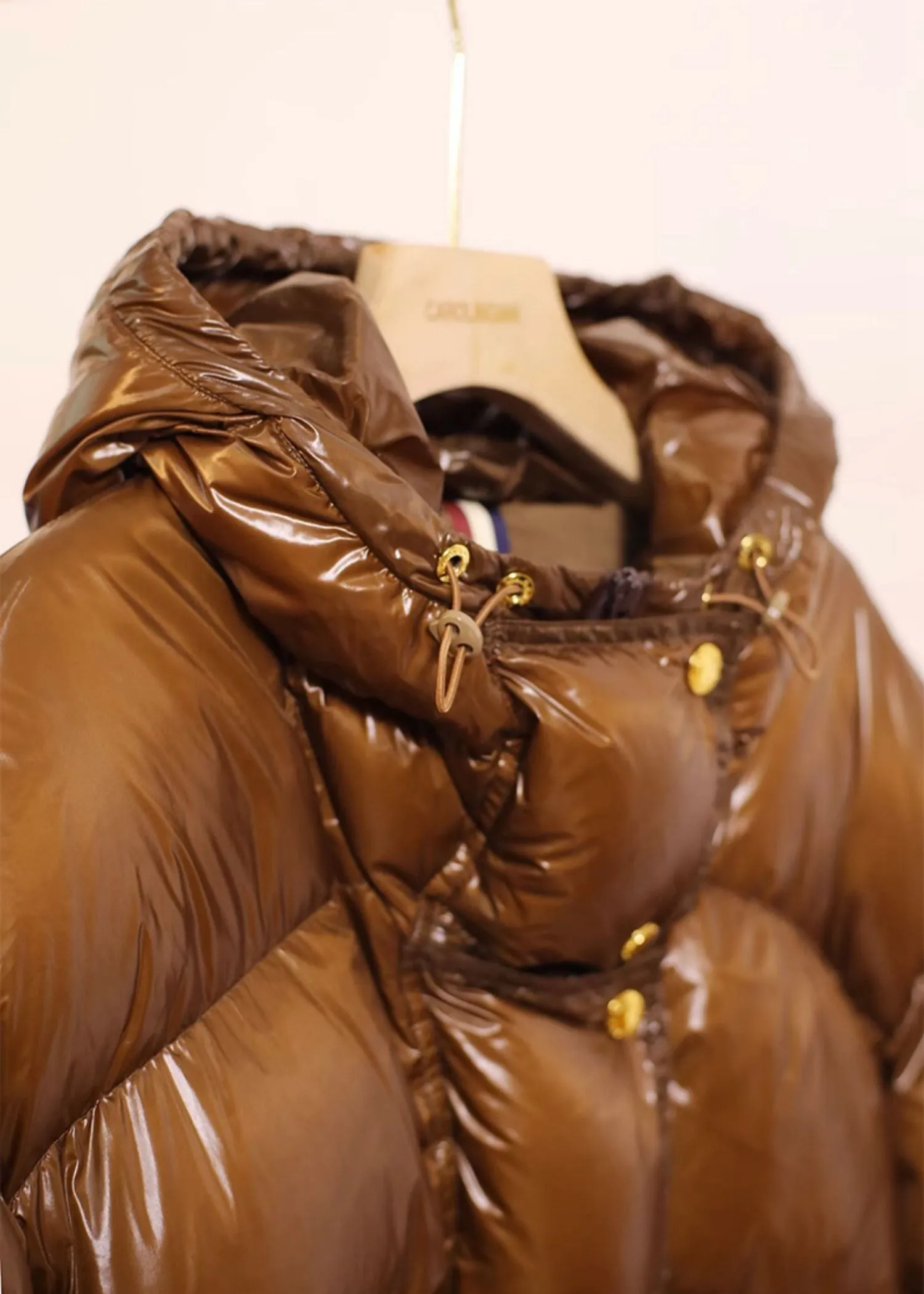 Hooded Thick Down Puffer Coat