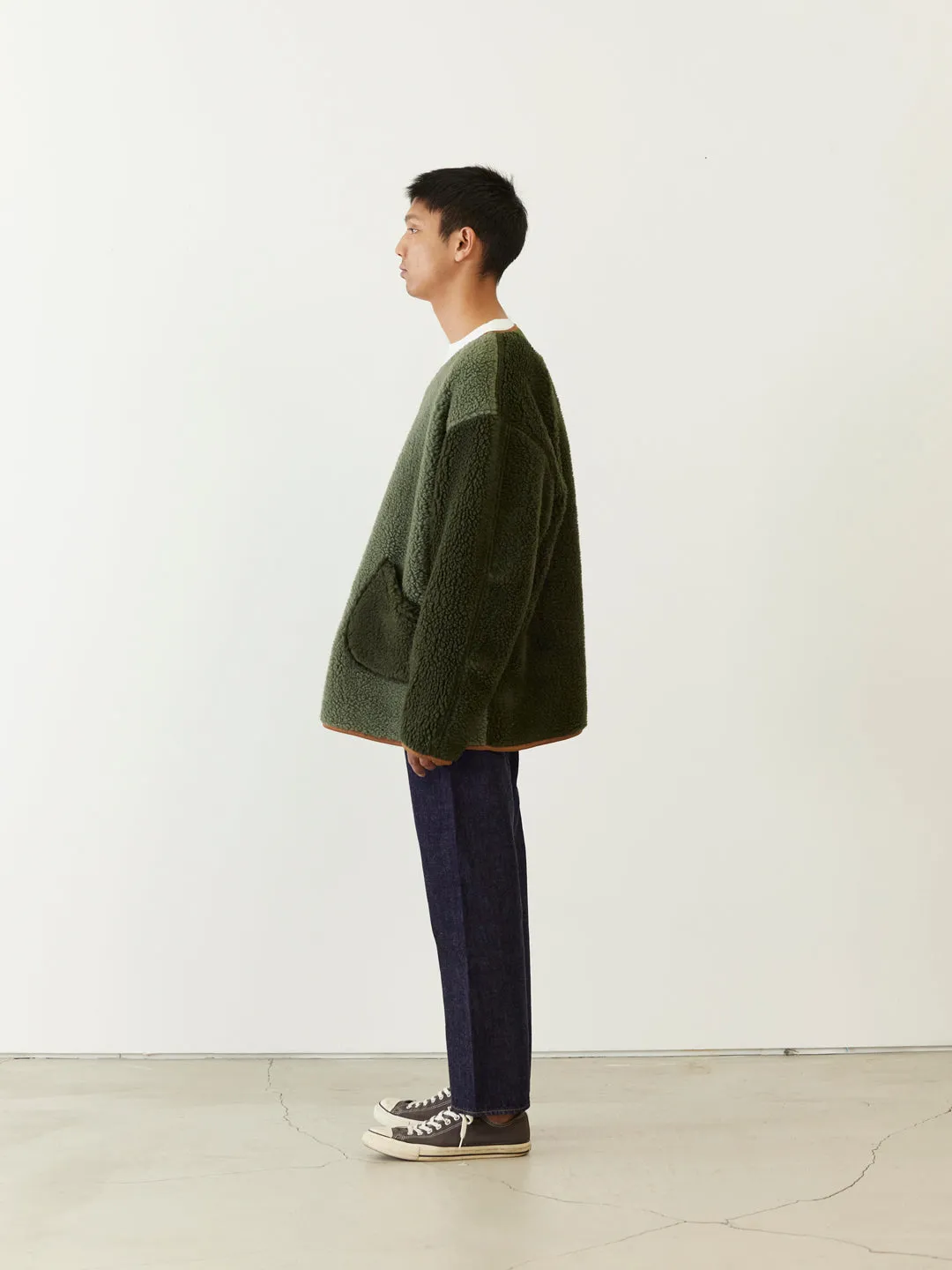 ILL242-38W WOOL LINER CARDIGAN