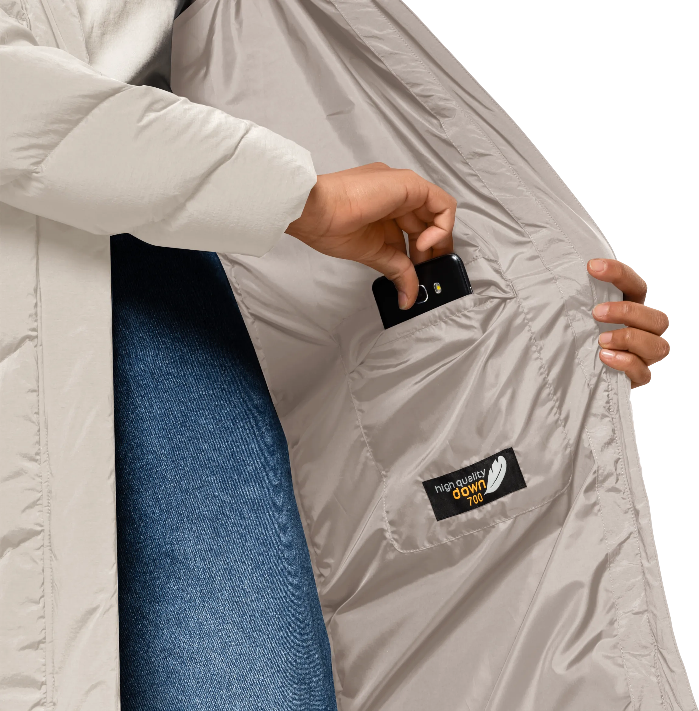 Jack Wolfskin Women&#x27;s Marienplatz Coat Winter Pearl | Buy Jack Wolfskin Women&#x27;s Marienplatz Coat Winter Pearl here | Outnorth