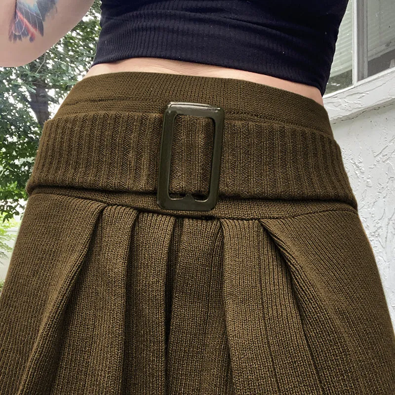Julia Fashion - Korean Preppy Style Mini Knit Skirts