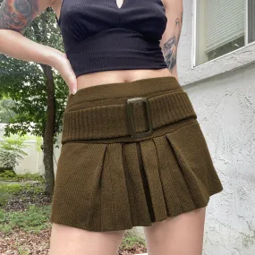 Julia Fashion - Korean Preppy Style Mini Knit Skirts