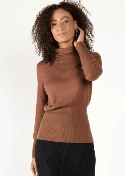Knit Turtleneck in Cayenne