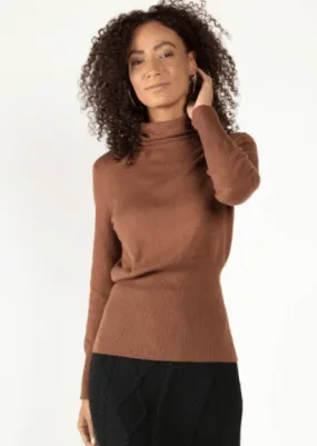 Knit Turtleneck in Cayenne